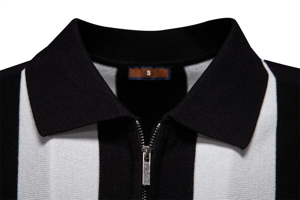 Men's Classic Vertical Stripe Polo
