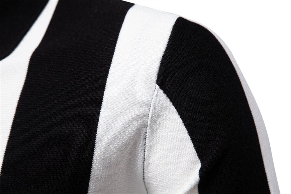 Men's Classic Vertical Stripe Polo