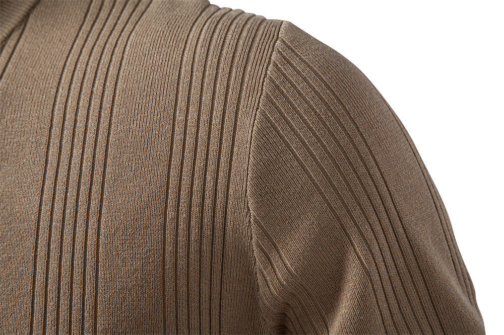Men's Button Neck Knit Henley