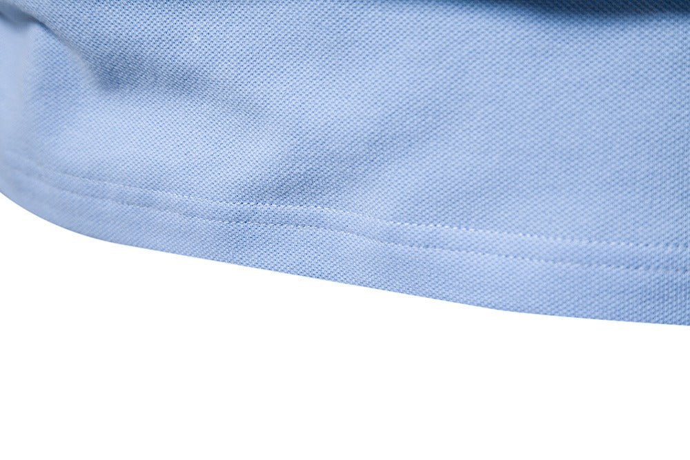 Men's Contrast Collar Polo Shirt