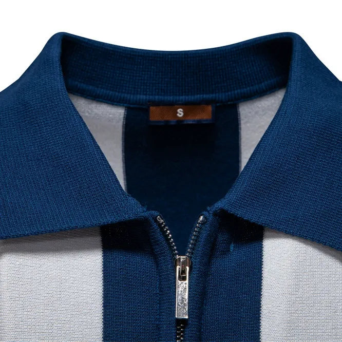 Men's Classic Vertical Stripe Polo