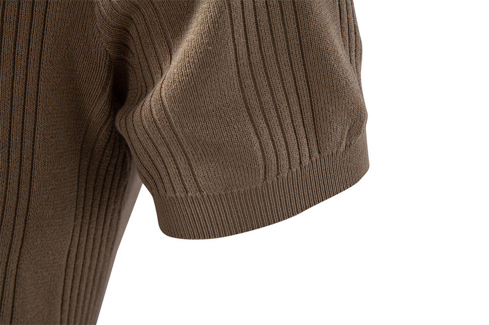 Men's Button Neck Knit Henley