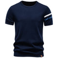 Men's Short Sleeve Patterned Knit Shirt