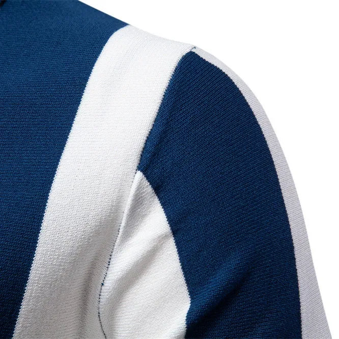 Men's Classic Vertical Stripe Polo
