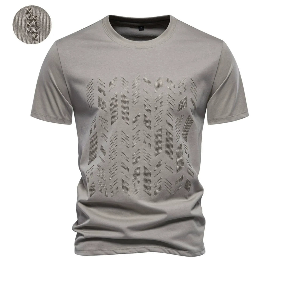 Men's Geometric Texture T-Shirt
