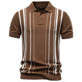 Men's Retro Stripe Polo Shirt