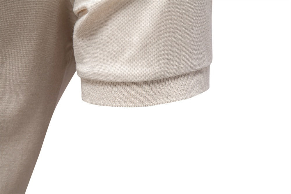 Men's Short Sleeve Open Collar Polo