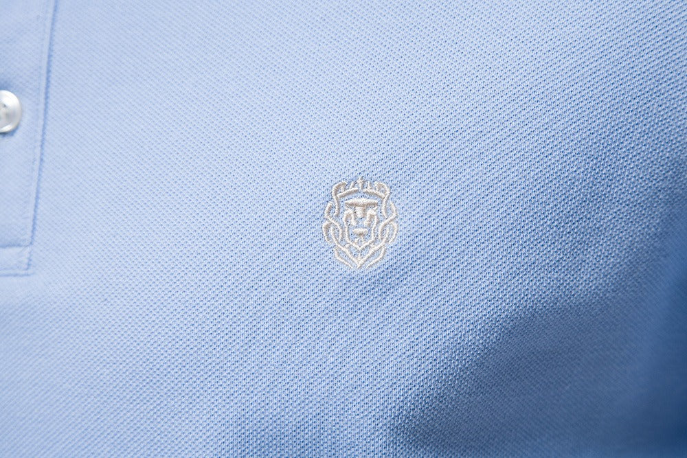 Men's Contrast Collar Polo Shirt