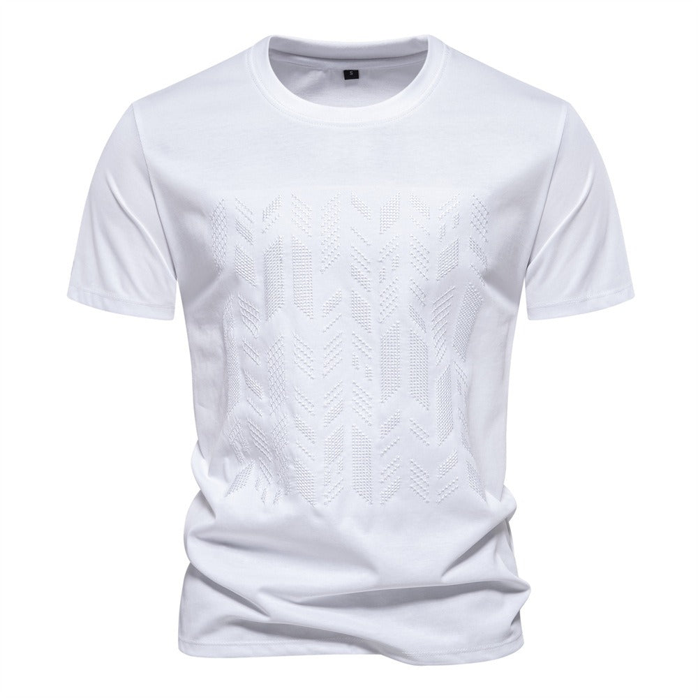 Men's Geometric Texture T-Shirt