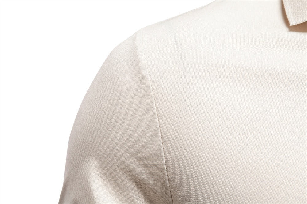 Men's Short Sleeve Open Collar Polo