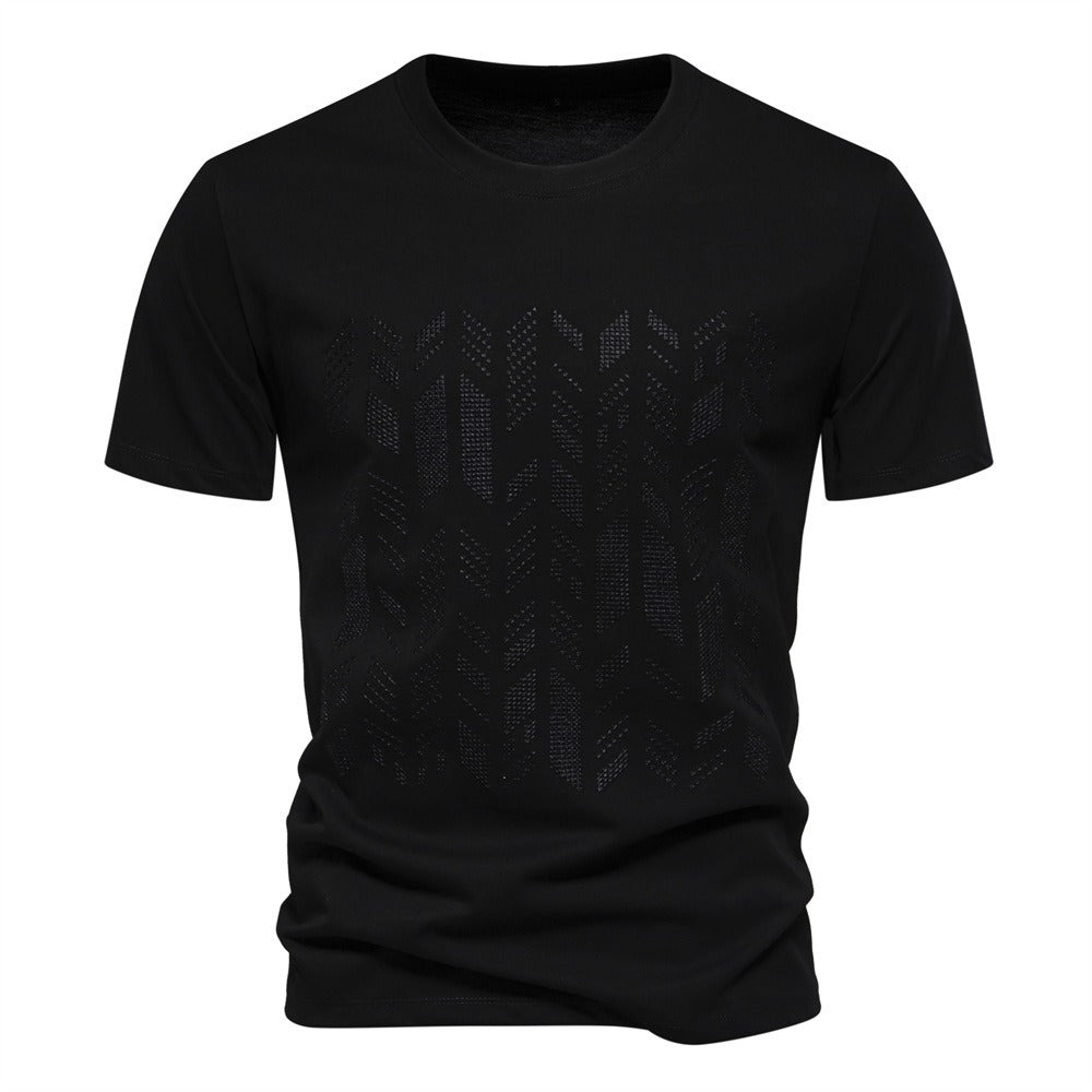 Men's Geometric Texture T-Shirt