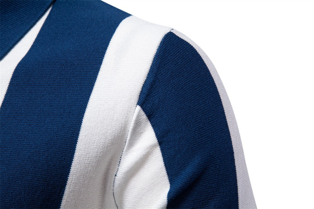 Men's Classic Vertical Stripe Polo