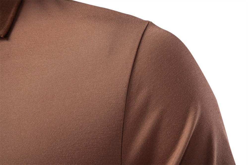 Men's Short Sleeve Open Collar Polo