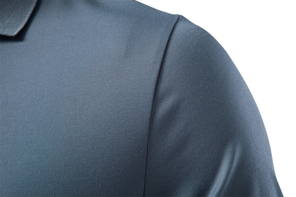 Men's Short Sleeve Open Collar Polo