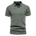 Men's Casual Solid Polo Shirt