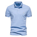 Men's Contrast Collar Polo Shirt