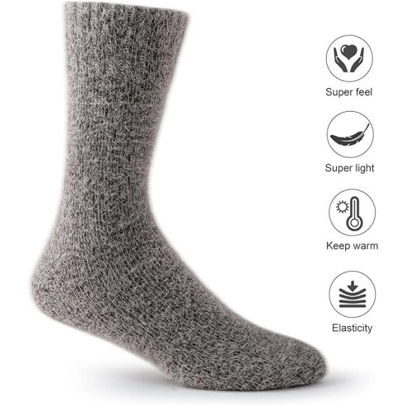 5 Pairs Women’s Cozy Fuzzy Socks – Warm Winter Gift